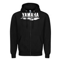 Black ymh racing Zipper Hoodie - ArtChic