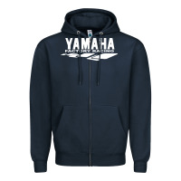 Navy ymh racing Zipper Hoodie - ArtChic