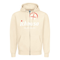 Sandshell ichnusa Zipper Hoodie - ArtChic