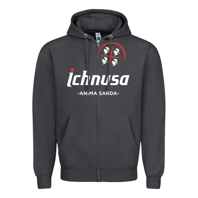Ichnusa Zipper Hoodie by ArtChic | Teevron