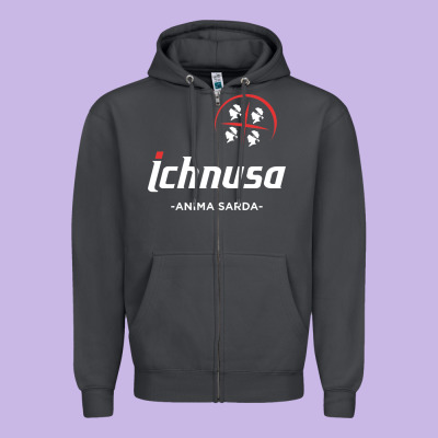 Ichnusa Zipper Hoodie Designed By Artchic
