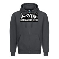 Smoke SAMANTHA FISH MUSIC ARTWORK Essential Zipper Hoodie - ArtChic