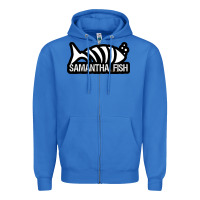 True Royal SAMANTHA FISH MUSIC ARTWORK Essential Zipper Hoodie - ArtChic