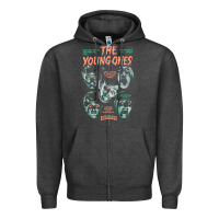Charcoal Heather THE YOUNG ONES Zipper Hoodie - ArtChic