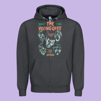 The Young Ones Zipper Hoodie Designed By Artchic