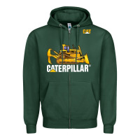 Bulldozercat 1 Zipper Hoodie | Teevron