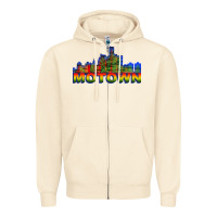 Sandshell MOTOWN Zipper Hoodie - ArtChic