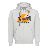 Dove Grey the jetsons jane jetson shopping is my cardio premium t shirt Zipper Hoodie - ArtChic