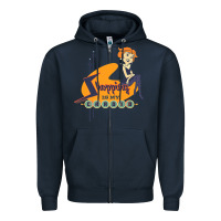 Navy the jetsons jane jetson shopping is my cardio premium t shirt Zipper Hoodie - ArtChic