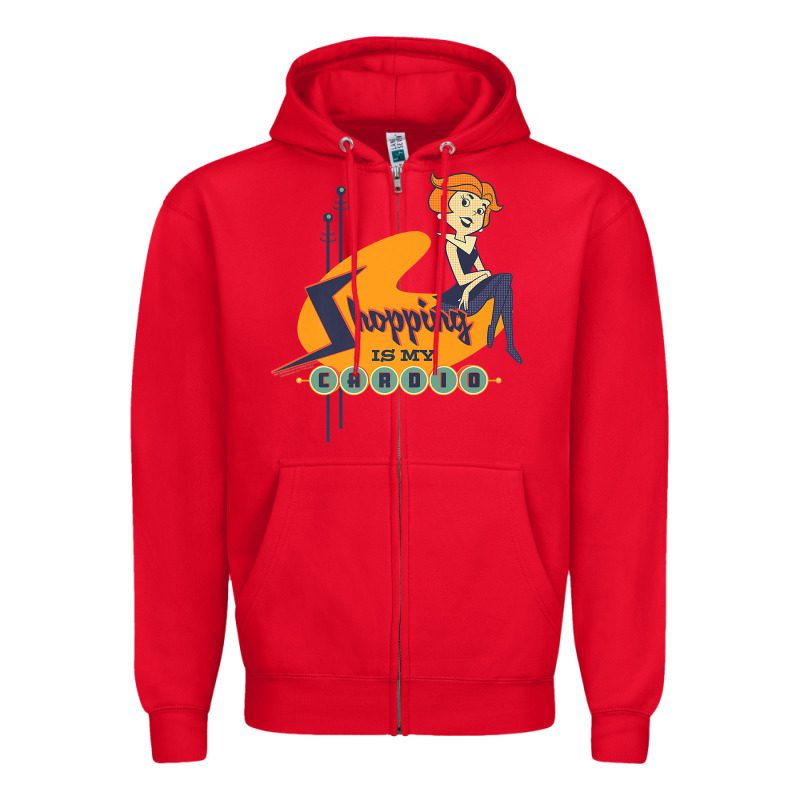 The Jetsons Jane Jetson Shopping Is My Cardio Premium T Shirt Zipper Hoodie by ArtChic | Teevron