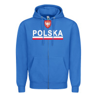 Sporty Polska Flag And Emblem Polish Coat Of Arms Pullover Hoodie Zipper Hoodie | Teevron