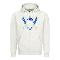 Oatmeal Heather US Air Force Security Forces Zipper Hoodie - ArtChic