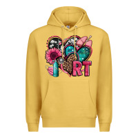 Rt Respiratory Therapist Hearts Premium Hoodie | Teevron