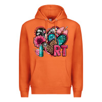 Carrot rt respiratory therapist hearts Premium Hoodie - Jasminsmagicworld