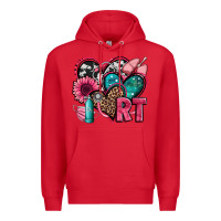 Red rt respiratory therapist hearts Premium Hoodie - Jasminsmagicworld