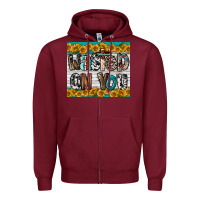 Burgundy Western Wasted On You Zipper Hoodie - LillyAllenDesigns