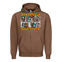 Chestnut Western Wasted On You Zipper Hoodie - LillyAllenDesigns