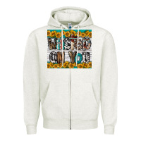 Oatmeal Heather Western Wasted On You Zipper Hoodie - LillyAllenDesigns
