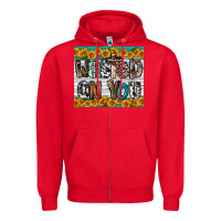 Red Western Wasted On You Zipper Hoodie - LillyAllenDesigns