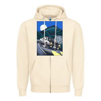 Sandshell initial d poster hipster Zipper Hoodie - ArtChic