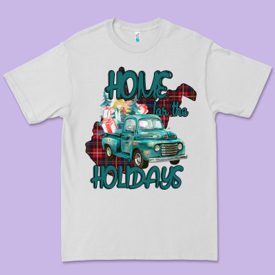 Christmas Home For The Holidays Premium Tee Designed By Bettercallsaul