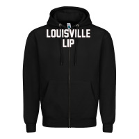 Black louisville lip Zipper Hoodie - ArtChic