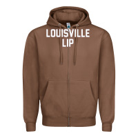 Chestnut louisville lip Zipper Hoodie - ArtChic