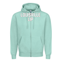 Seafoam louisville lip Zipper Hoodie - ArtChic