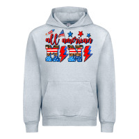 Heather Grey all american mimi Urban Hoodie - AdoDesignShop