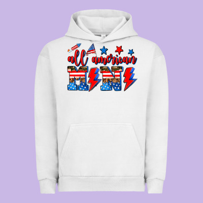 All American Mimi Urban Hoodie Designed By Adodesignshop