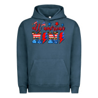 Pigment Midnight Navy all american mimi Urban Hoodie - AdoDesignShop