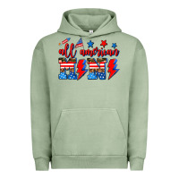 Pigment Oil Green all american mimi Urban Hoodie - AdoDesignShop
