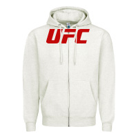 Oatmeal Heather ⭐ UFC'CHAMPIONSHIP ⭐collections⭐ design Zipper Hoodie - ArtChic