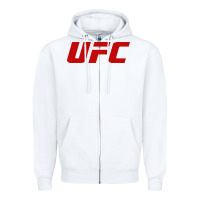 White ⭐ UFC'CHAMPIONSHIP ⭐collections⭐ design Zipper Hoodie - ArtChic