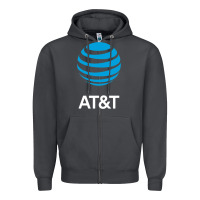 Smoke At&t Zipper Hoodie - ArtChic