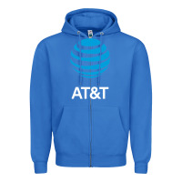 True Royal At&t Zipper Hoodie - ArtChic