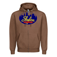 Chestnut skyline chili Zipper Hoodie - ArtChic