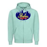 Seafoam skyline chili Zipper Hoodie - ArtChic