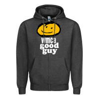 Charcoal Heather wmca good guy Zipper Hoodie - ArtChic