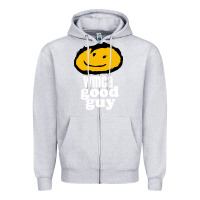 Heather Grey wmca good guy Zipper Hoodie - ArtChic