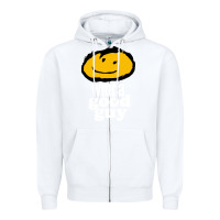 White wmca good guy Zipper Hoodie - ArtChic