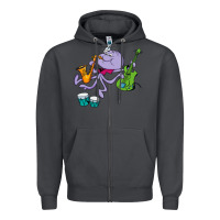 Smoke squiddly diddly Zipper Hoodie - ArtChic