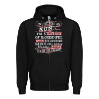 Black Aunt I m A Big Cup Of Wonderful Funny Aunt Gift Tee Zipper Hoodie - trangStudio