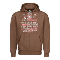 Chestnut Aunt I m A Big Cup Of Wonderful Funny Aunt Gift Tee Zipper Hoodie - trangStudio