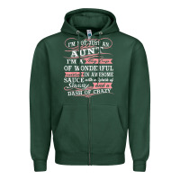 Aunt I M A Big Cup Of Wonderful Funny Aunt Gift Tee Zipper Hoodie | Teevron