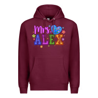 Burgundy mrs Premium Hoodie - CowhideDigitalArt