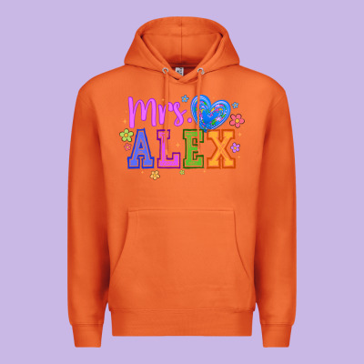Mrs Premium Hoodie Designed By Cowhidedigitalart