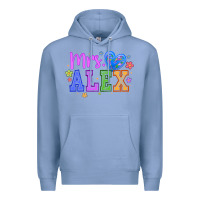 Colony Blue mrs Premium Hoodie - CowhideDigitalArt