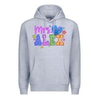 Heather Grey mrs Premium Hoodie - CowhideDigitalArt