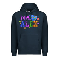 Navy mrs Premium Hoodie - CowhideDigitalArt